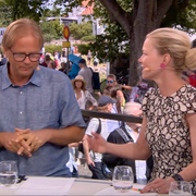 Anders Lindberg och Maria Ludvigsson i SVT:s studio.