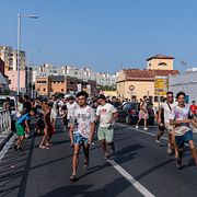 Migranter i Ceuta.