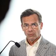 Statsminister Ulf Kristersson (M) på Gotland på onsdagen.
