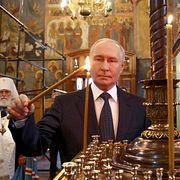 Vladimir Putin, arkivbild från 20 augusti.