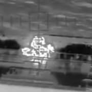 Video som påstås visa attacken på Qendis. Den har publicerats av SBU.