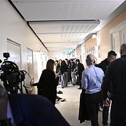 Talmannens korridor vid det senaste gruppledarmötet.