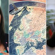 Aida Hadzialic (S) (t v). Arkivbilder.