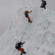 Klättrare på Mount Everest tidigare i maj.