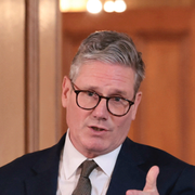 Israels premiärminister Benjamin Netanyahu och Storbritanniens premiärminister Keir Starmer. 