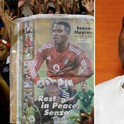 Senzo Meyiwa hyllas av fansen.