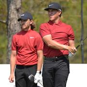 Patrick Reed, Tommy Fleetwood och Cameron Champ.