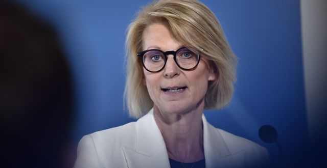 Finansminister Elisabeth Svantesson. Caisa Rasmussen/TT