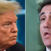 Donald Trump och Michael Cohen 