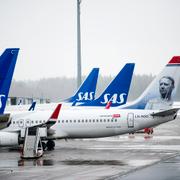 Plan från SAS och Norwegian på Oslos flygplats. 