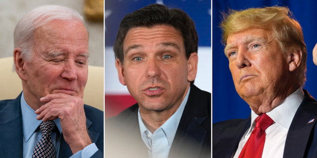 Biden/DeSantis/Trump.  TT.