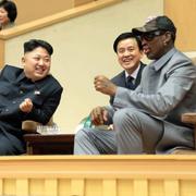 Dennis Rodman träffade Kim Jong-un vid ett tidigare besök i Nordkorea.