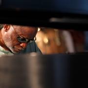 Ahmad Jamal på en jazzfestival i New Orleans 2011.