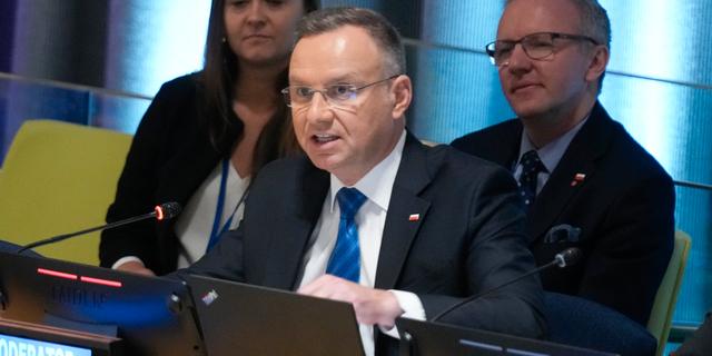 Andrzej Duda i New York Seth Wenig / AP