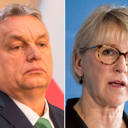 Carl Bildt (M) / Ungerns Viktor Orbán /Margot Wallström (S).