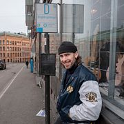 Göteborgsprofilen och artisten Valter Nilsson.