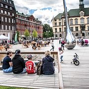 Fristadstorget i Eskilstuna. Arkivbild.