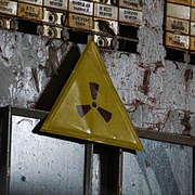 Zelenskyj / bild från kontrollrummet till reaktor fyra som exploderade den 26 april 1986.