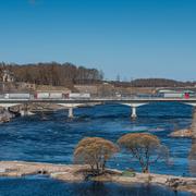 Bron mellan estniska Narva och ryska Ivangorod.