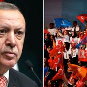 Turkiets president Recep Tayyip Erdogan/Deltagare vid AKP:s partikongress 