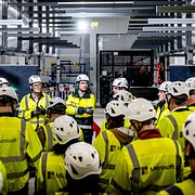 Byggarbetare på ett datacenter i Cardiff i Wales.