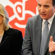 Magdalena Andersson och Stefan Löfven.