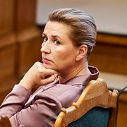 Frederiksen i det danska parlamentet, 8 oktober.