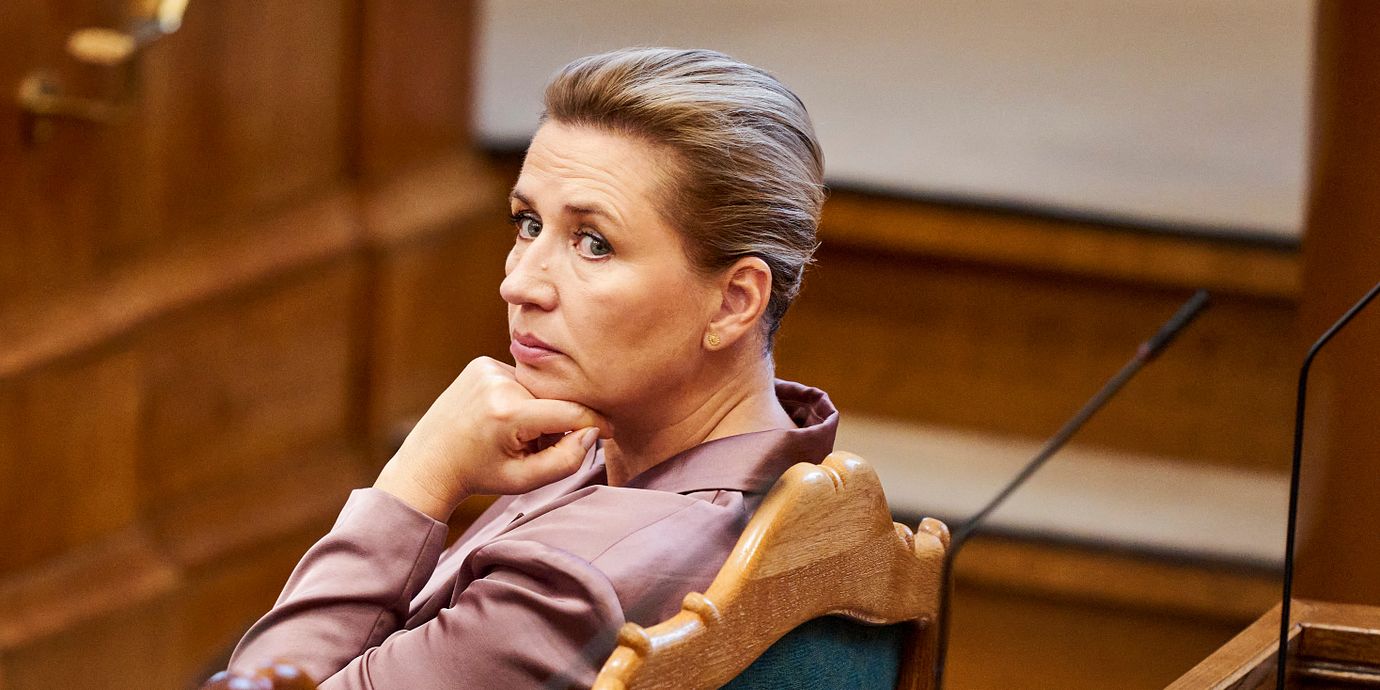 Frederiksen i det danska parlamentet, 8 oktober.