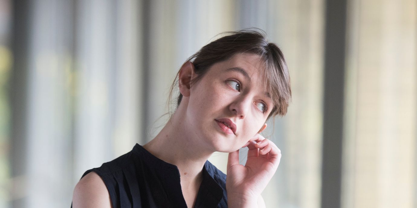 Den irländska författaren Sally Rooney under ett besök på bokmässan i Göteborg. Arkivbild.