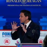 Nikki Haley och Ron DeSantis.