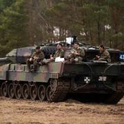 En Leopard 2-stridsvagn. Arkivbild. Philipp Schulze / AP