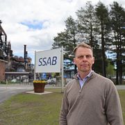 Carl Orrling, teknisk direktör SSAB under pressträff med SSAB om utredning efter sjukdomsfallen vid bygget av det nya stålverket i Luleå.