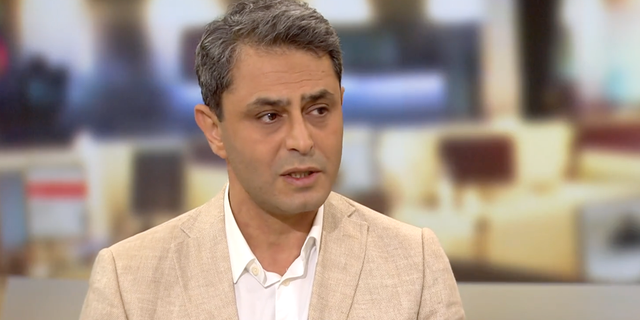 Forskaren Devin Rexvid.  SVT Morgonstudion.