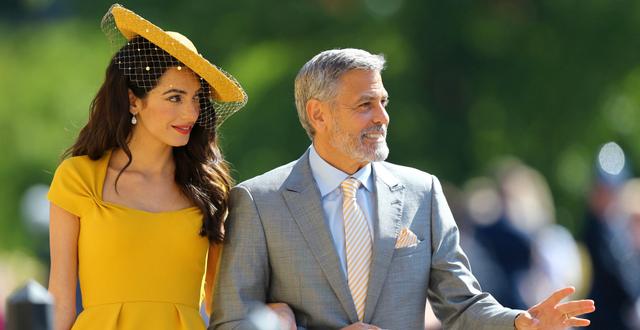 Amal Clooney och George Clooney POOL / TT NYHETSBYRÅN