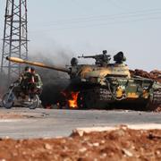 Syriska militärer i Sweida, 14 juli.