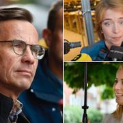 Ulf Kristersson/Annika Strandhäll/Annie Lööf.