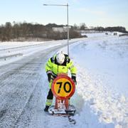 Hastighetsgränsen kommer att vara 70 kilometer i timmen.