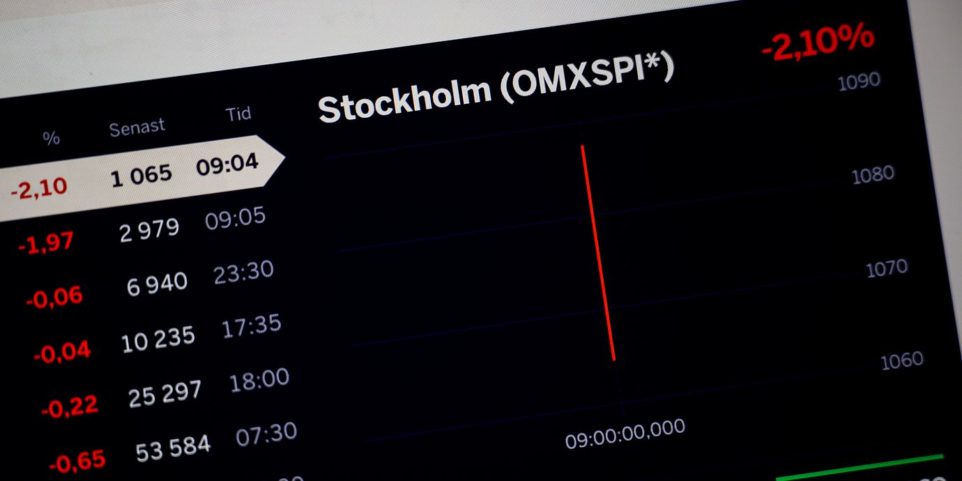 Stockholmsbörsen. Arkivbild.