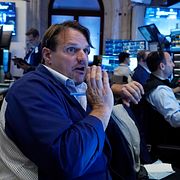 Investerare på Wall Street.