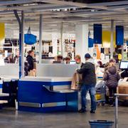 Arkivbild, Ikea kassor