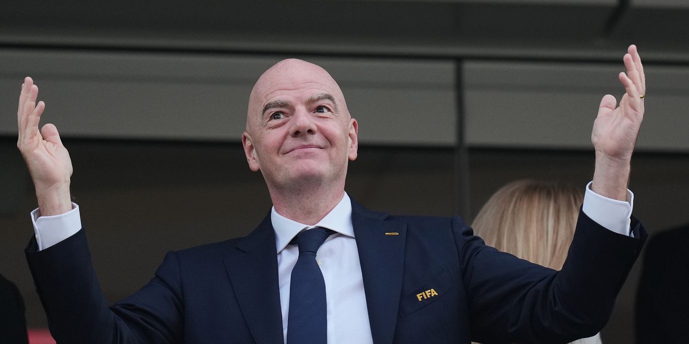 Gianni Infantino under sommarens fotbolls-VM