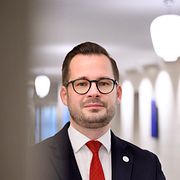 SD:s partisekreterare Mattias Bäckström Johansson.