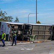 Bild från bussolyckan i New South Wales, Australien