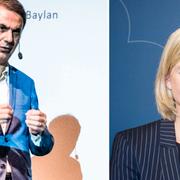 Ibrahim Baylan (S), till höger, Magdalena Andersson (S) och Per Bolund (MP). 