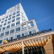Nya huvudbyggnaden vid Skånes universitetssjukhus (SUS) i Malmö.