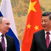 Vladimir Putin och Xi Jinping under ett möte 4 februari.