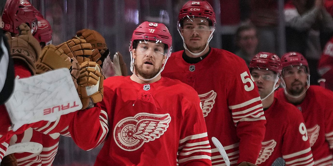 Detroit Red Wings ytterforward Viktor Arvidsson.