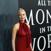 Michelle Williams vid premiären av All the money in the world.