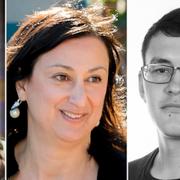 Viktoria Marinova, Daphne Caruana Galizia och Jan Kuciak.
