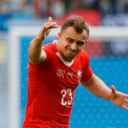 Shaqiri under fotbolls-VM.